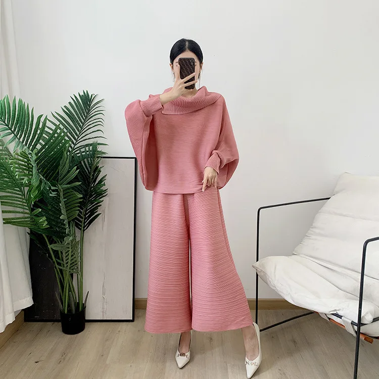 Folded Pants Set 2024 Autumn New Item Lapel Top+wide Leg Pants Two-piece Set Loose Plus Size Set
Folded Pants Set 2024 Autumn New Item Lapel Top+wide Leg Pants Two-piece Set Loose Plus Size Set