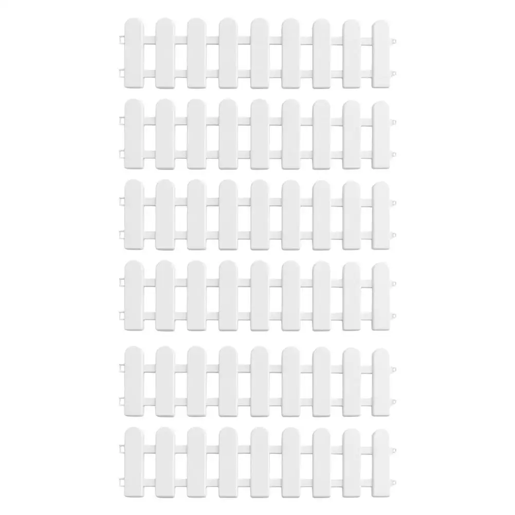 6 Pcs Fence Scene Fence Lightweight Plastic 50cm Long 13cm High Round Head Garden Yard Fencing Durable Outdoor
6 Pcs Fence Scene Fence Lightweight Plastic 50cm Long 13cm High Round Head Garden Yard Fencing Durable Outdoor