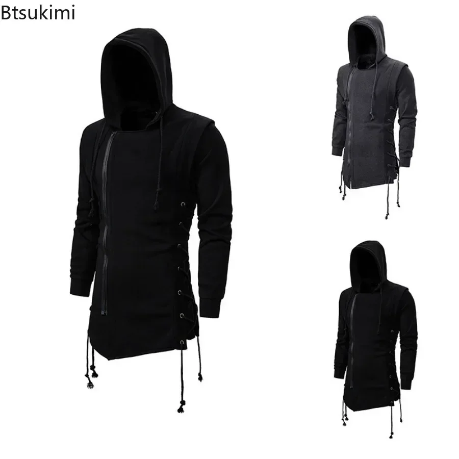 New 2025 Men's Casual Hoodies Sweatshirts Solid Black Grey Long Sleeve Hoodie Men Slim Fit Dark Hooded Loose Jacket Coats Male
New 2025 Men's Casual Hoodies Sweatshirts Solid Black Grey Long Sleeve Hoodie Men Slim Fit Dark Hooded Loose Jacket Coats Male