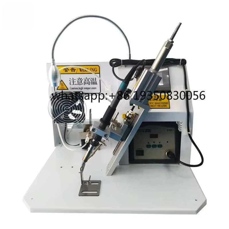 XXZ-013Electric-inclined Semi Automatic Soldering Machine Foot Operated USB Cable Circuit Board Aviation Plug Soldering Machine
XXZ-013Electric-inclined Semi Automatic Soldering Machine Foot Operated USB Cable Circuit Board Aviation Plug Soldering Machine
