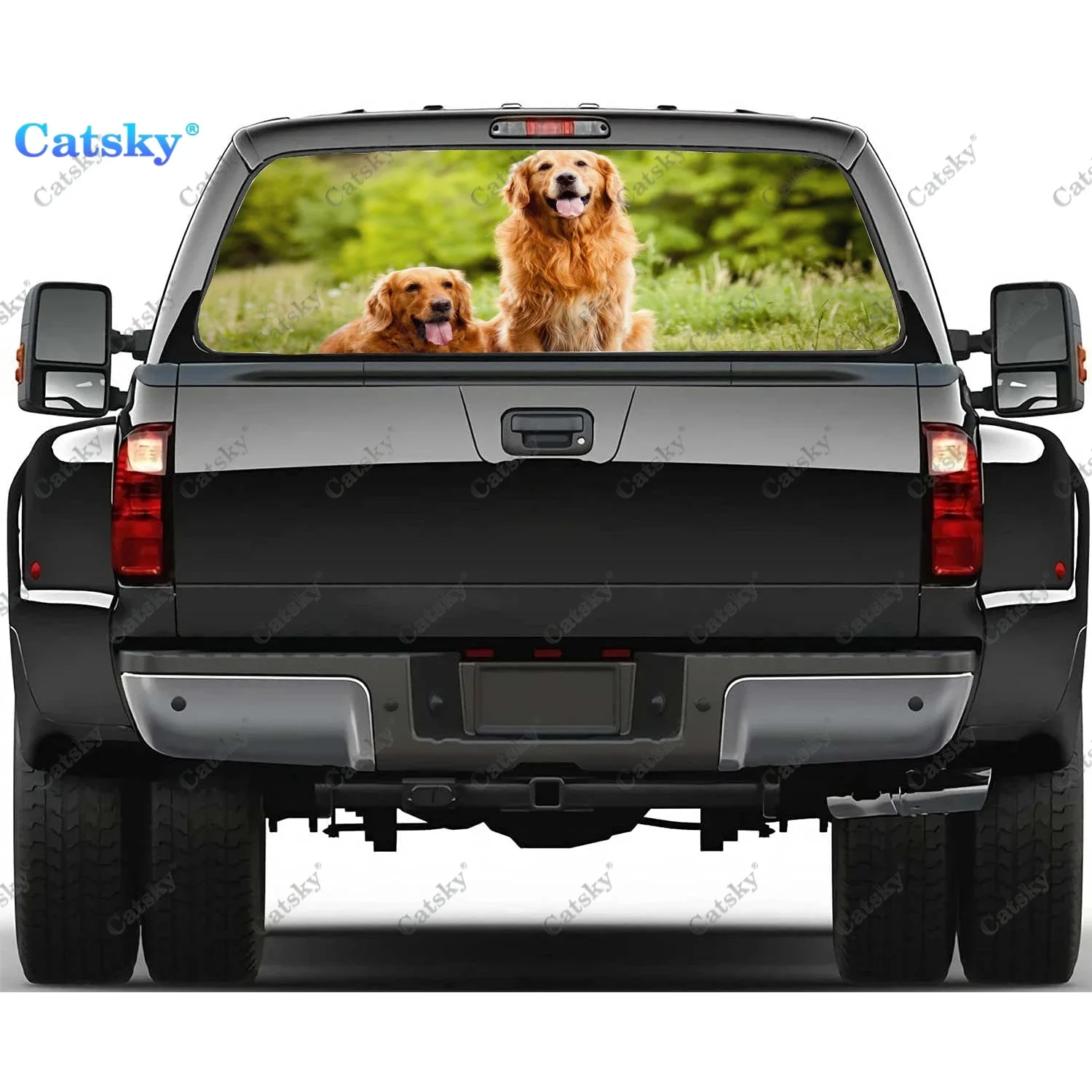 Golden Retriever animal Window Decal Sticker Graphic PVC Decorative Truck Sticker Perforated Vinyl Universal Sticker
Golden Retriever animal Window Decal Sticker Graphic PVC Decorative Truck Sticker Perforated Vinyl Universal Sticker
