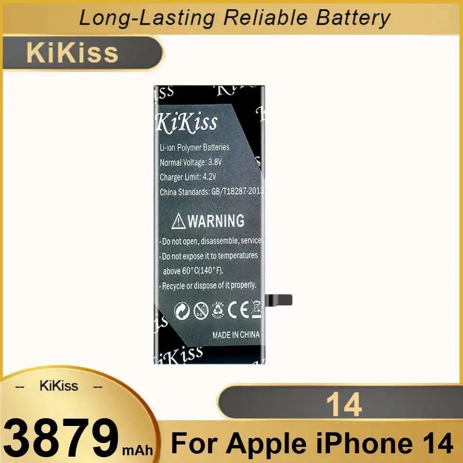 Аккумулятор мобильного телефона 3879 мАч Надежная замена для Apple iPhone 14, высокая совместимость
Аккумулятор мобильного телефона 3879 мАч Надежная замена для Apple iPhone 14, высокая совместимость