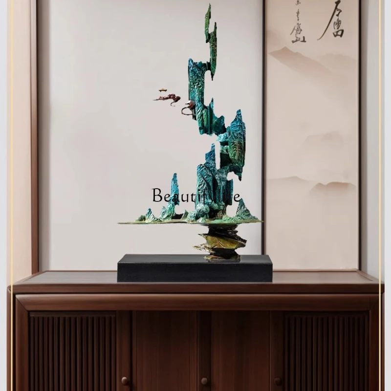 Qingyun Straight Up Copper Ornament Crafts New Chinese Hotel Clubhouse Villa Tea House Home Living Room Entrance Decoration
Qingyun Straight Up Copper Ornament Crafts New Chinese Hotel Clubhouse Villa Tea House Home Living Room Entrance Decoration