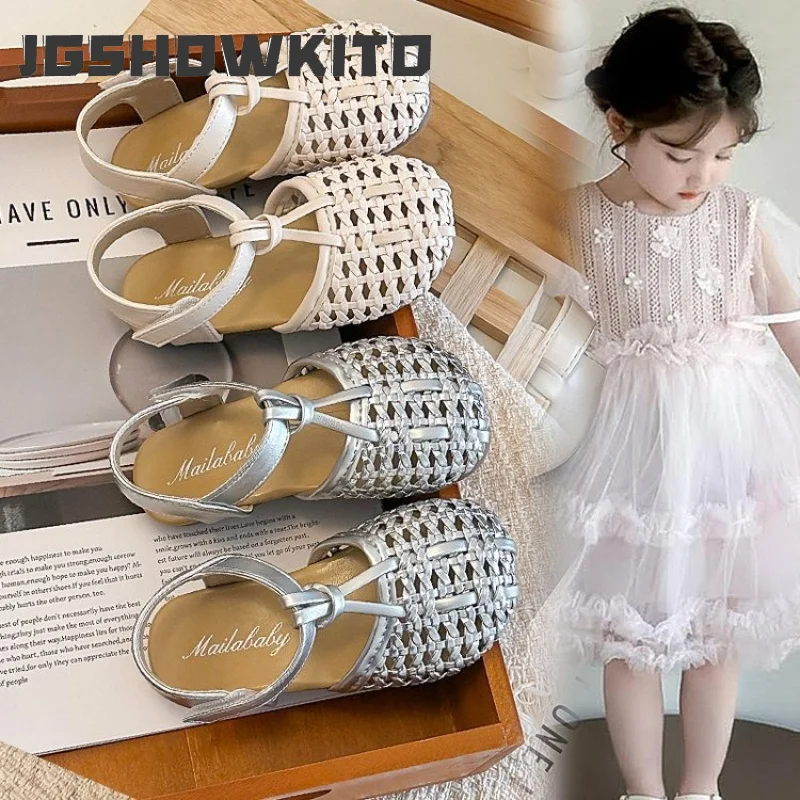 JGSHOWKITO Children Closed Toe Sandals Summer Woven Kids Hollow Out Flat Shoes Comfortable Non Slip Girls Casual Beach Sandals
JGSHOWKITO Children Closed Toe Sandals Summer Woven Kids Hollow Out Flat Shoes Comfortable Non Slip Girls Casual Beach Sandals