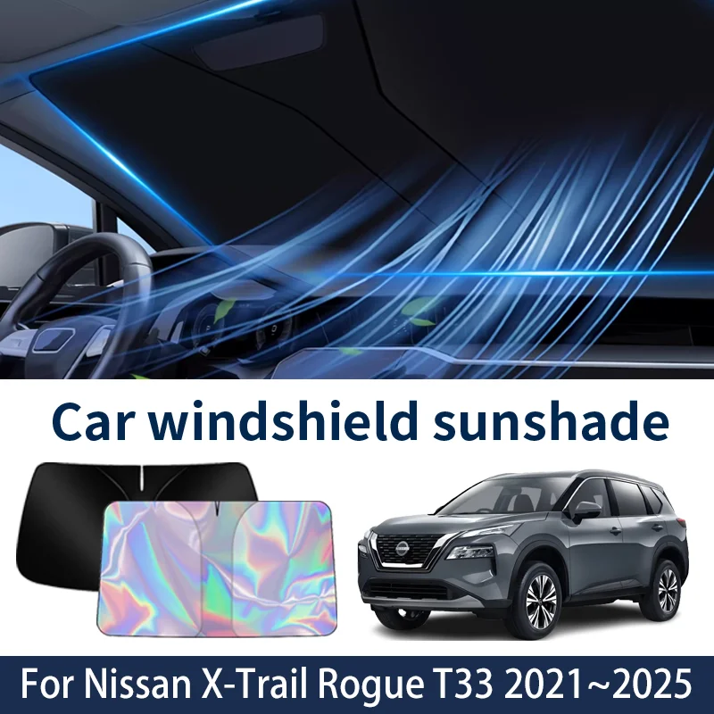 Солнцезащитный козырек на лобовое стекло для Nissan X-Trail Rogue T33 2021 ~ 2025 2023 MK4, автомобильный солнцезащитный козырек, теплоизоляция, летние автоаксессуары
Солнцезащитный козырек на лобовое стекло для Nissan X-Trail Rogue T33 2021 ~ 2025 2023 MK4, автомобильный солнцезащитный козырек, теплоизоляция, летние автоаксессуары