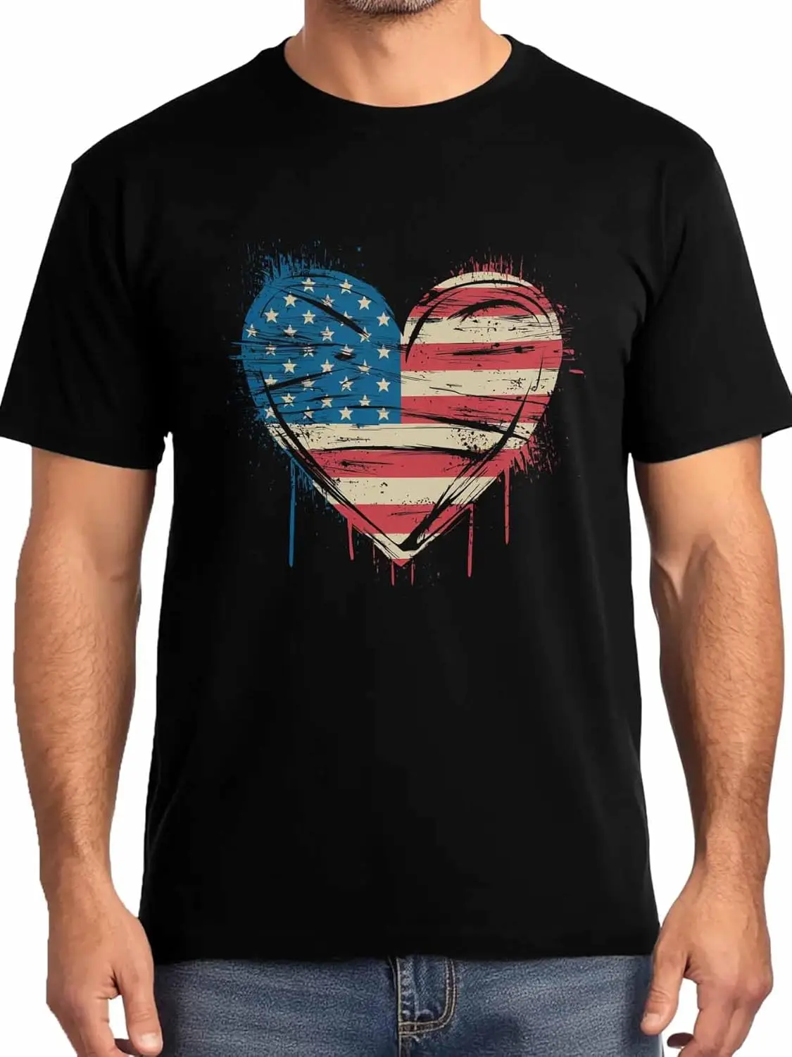 July 4th Love Mens T-Shirts,Short Sleeve Quick Drying T Shirts for Men Crew Neck Tee USA Flag Men's T-Shirts
July 4th Love Mens T-Shirts,Short Sleeve Quick Drying T Shirts for Men Crew Neck Tee USA Flag Men's T-Shirts