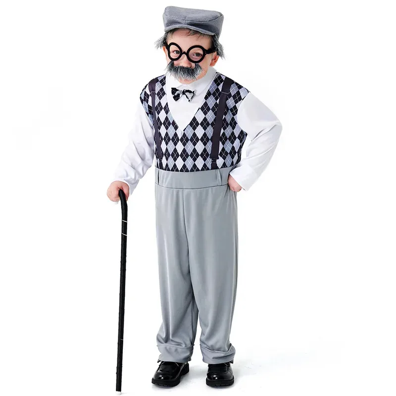 Centenarian role-playing costume June 1 stage play performance Grandpa Huajia old man's COSPLAY set
Centenarian role-playing costume June 1 stage play performance Grandpa Huajia old man's COSPLAY set