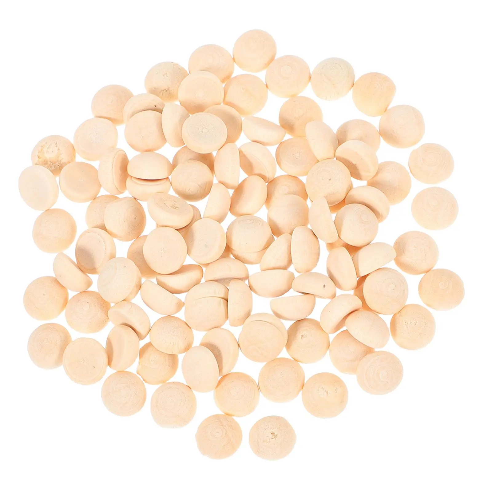100 Pcs Craft Making Loose Charms Natural Half Wooden Balls Small Mini Hemisphere Beads
100 Pcs Craft Making Loose Charms Natural Half Wooden Balls Small Mini Hemisphere Beads