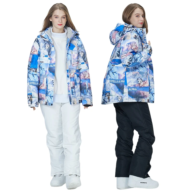 2022 Men Women Cool Ski Suit Snowboarding Jacket Strap Pants Winter Warm Windproof Waterproof Snow Wear Ski Jacket Couples
2022 Men Women Cool Ski Suit Snowboarding Jacket Strap Pants Winter Warm Windproof Waterproof Snow Wear Ski Jacket Couples