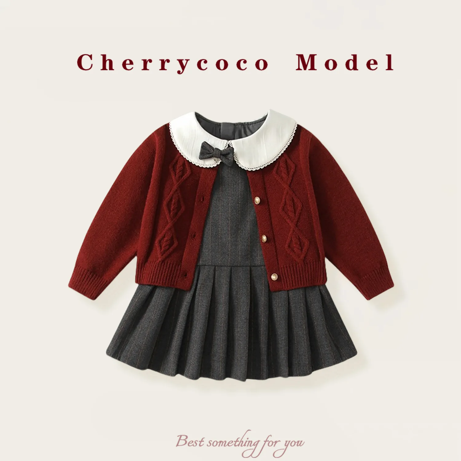 Girls' Set Autumn/Winter New Style Baby Girl's Temperament Knitted Cardigan Tank Top Skirt Two Piece Set
Girls' Set Autumn/Winter New Style Baby Girl's Temperament Knitted Cardigan Tank Top Skirt Two Piece Set