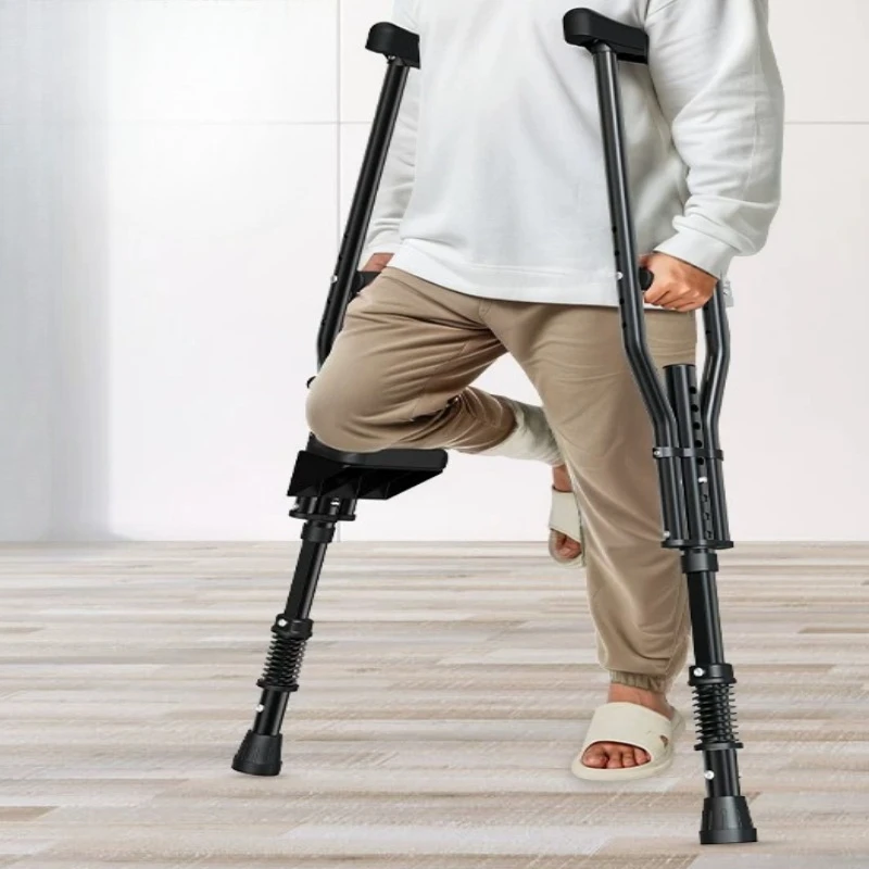 Adjustable Axillary Crutches, Spring Damping Walking Cane, Non Slip Rehabilitation Aid,Lightweight Fall Prevention Double Crutch
Adjustable Axillary Crutches, Spring Damping Walking Cane, Non Slip Rehabilitation Aid,Lightweight Fall Prevention Double Crutch
