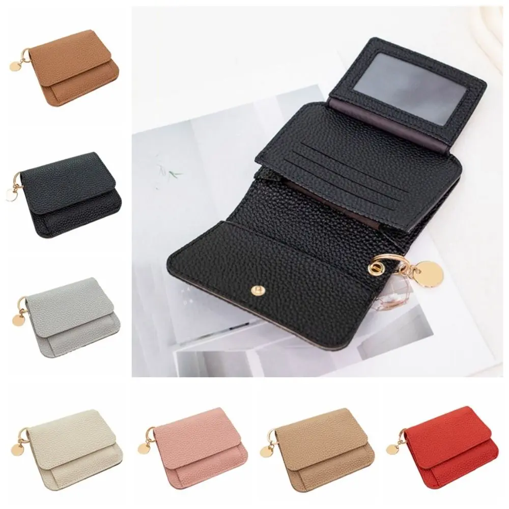 Multi-card Slot PU Leather Card Bag Solid Color with Keychain Litchi Pattern Card Holder Card Pocket Handbag Folding Wallet
Multi-card Slot PU Leather Card Bag Solid Color with Keychain Litchi Pattern Card Holder Card Pocket Handbag Folding Wallet