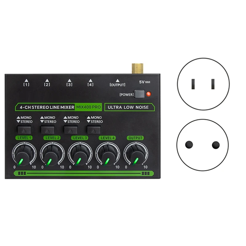 Mix400 Pro 4-канальный профессиональный звуковой микшер с RGB-подсветкой Мини-аудиомикшер Линейный микшер Маленький аудиомикшер для клубного бара
Mix400 Pro 4-канальный профессиональный звуковой микшер с RGB-подсветкой Мини-аудиомикшер Линейный микшер Маленький аудиомикшер для клубного бара