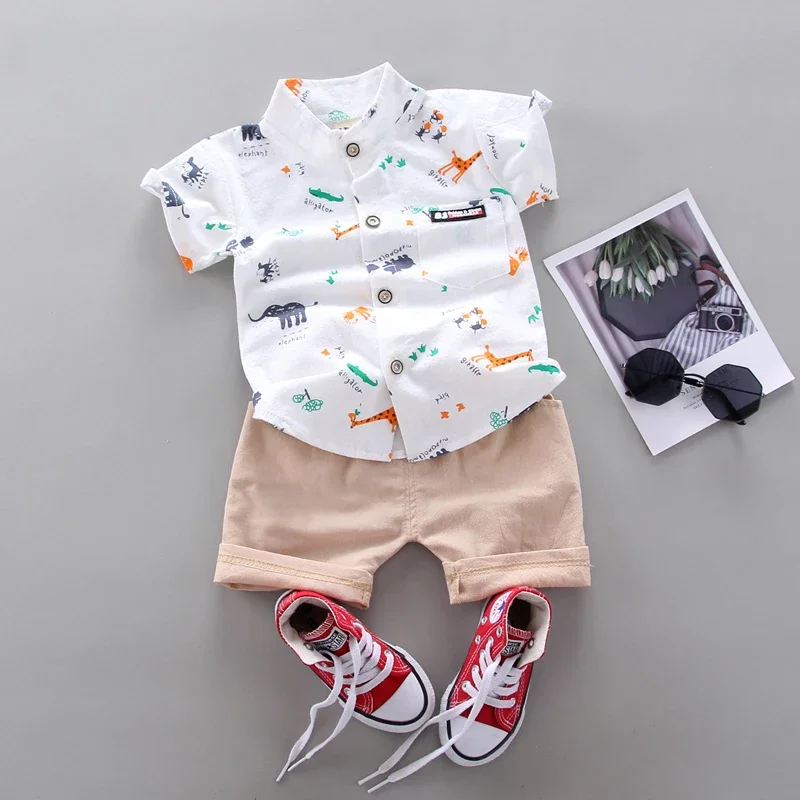 New Summer Baby Clothes Suit Children Boys Casual Shirt Shorts 2Pcs/Sets Toddler Clothing Infant Cartoon Costume Kids Tracksuits
New Summer Baby Clothes Suit Children Boys Casual Shirt Shorts 2Pcs/Sets Toddler Clothing Infant Cartoon Costume Kids Tracksuits