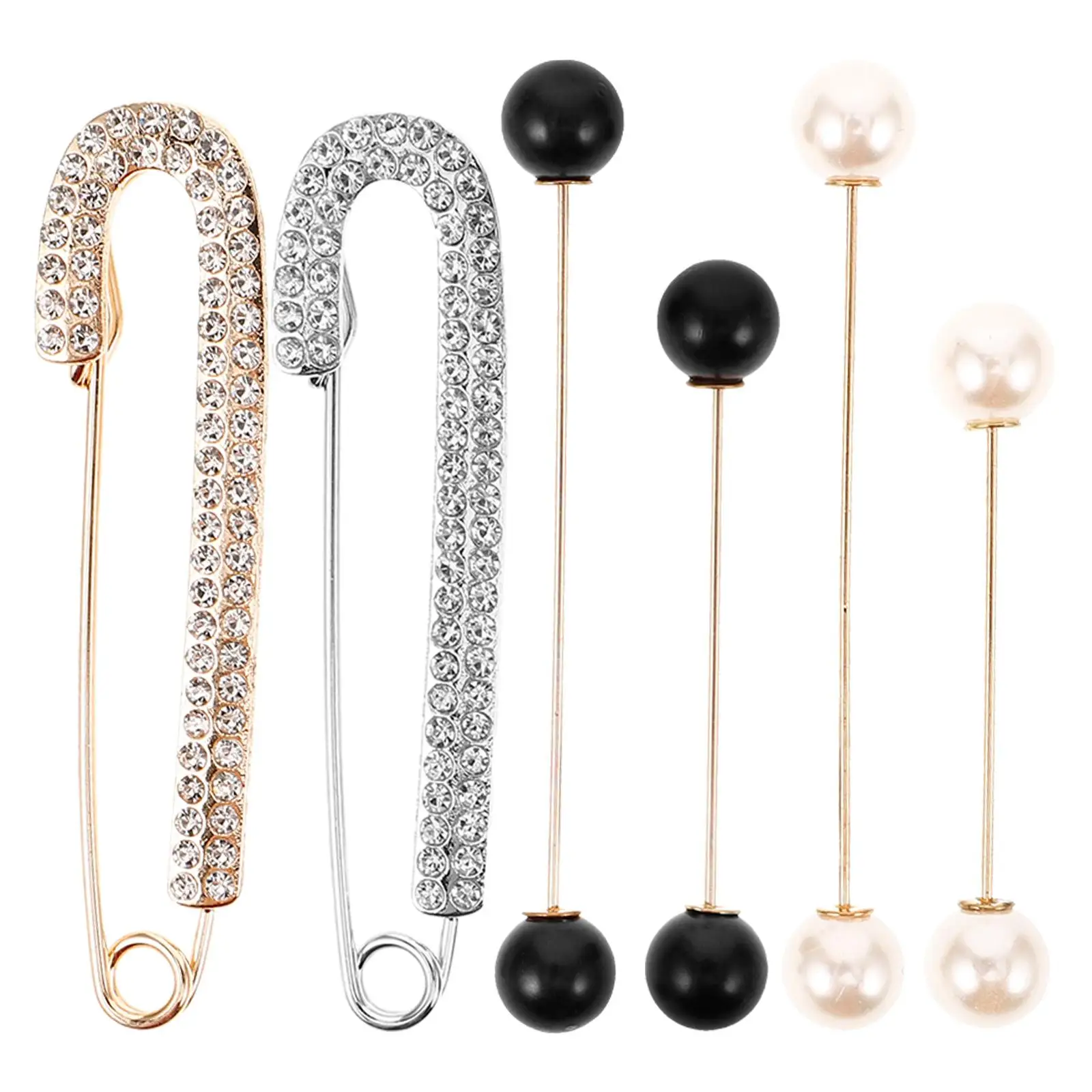 6 Pcs Brooch Pins Vintage Sweater Shawl Clips Decorative Safety Pins Clothes Pearls Rhinestones Shirt Dress Accessories Waist
6 Pcs Brooch Pins Vintage Sweater Shawl Clips Decorative Safety Pins Clothes Pearls Rhinestones Shirt Dress Accessories Waist