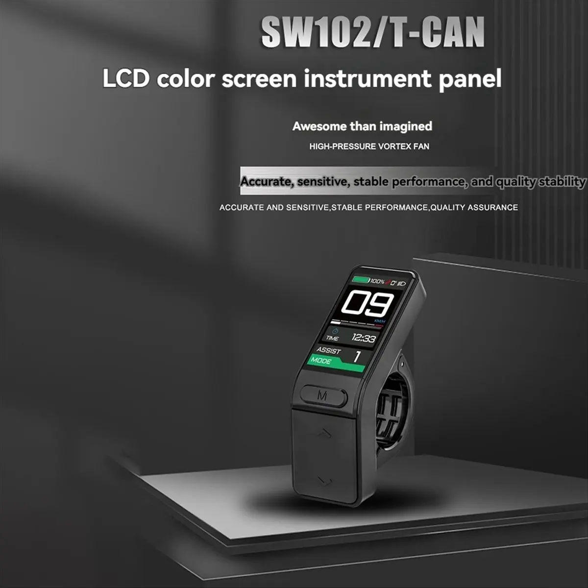 SW102/T LCD Display Electric Bike LCD Meter 24V 36V 48V CAN for Motors M410 M500 MS10 M600 M560 M800 M820
SW102/T LCD Display Electric Bike LCD Meter 24V 36V 48V CAN for Motors M410 M500 MS10 M600 M560 M800 M820