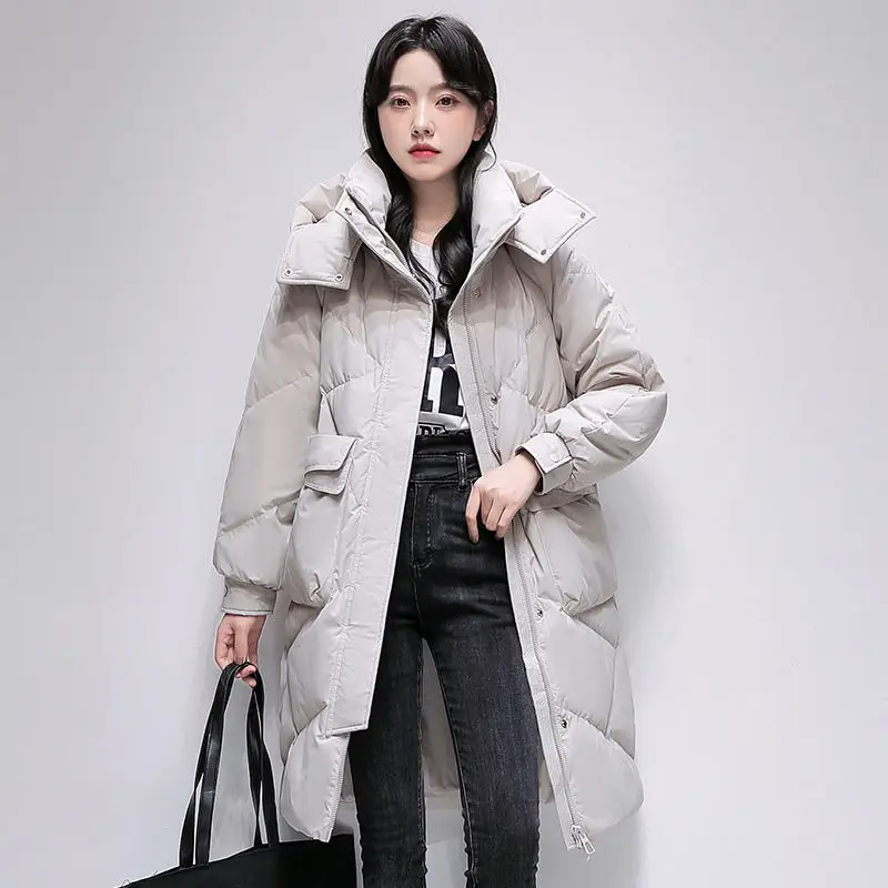 2023 New Women Down Cotton Coat Winter Jacket Female Mid Length Version Parkas Loose Thick Warm Outwear Hooded Fashion Overcoat
2023 New Women Down Cotton Coat Winter Jacket Female Mid Length Version Parkas Loose Thick Warm Outwear Hooded Fashion Overcoat