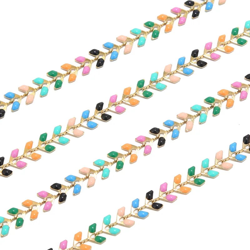 2 метра из нержавеющей стали с капающим маслом и листьями, соединяются с эмалированными цепочками для браслетов и ожерелий «сделай сам», принадлежности для изготовления ювелирных изделий
2 метра из нержавеющей стали с капающим маслом и листьями, соединяются с эмалированными цепочками для браслетов и ожерелий «сделай сам», принадлежности для изготовления ювелирных изделий