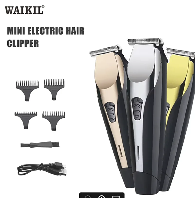 WAIKIL Mini Multi functional Barber Professional Men's Electric Hair clipper USB Charging Cordless Portable Beard Trimmer
WAIKIL Mini Multi functional Barber Professional Men's Electric Hair clipper USB Charging Cordless Portable Beard Trimmer