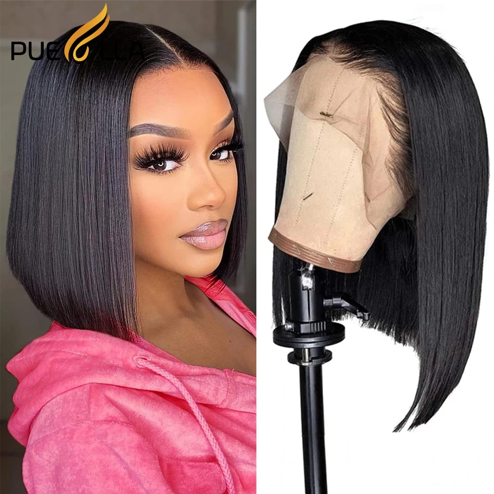 Short Straight Lace Frontal Wig 13x4 Bob Natural Color Human Hair Wigs for Black Women 13x4 Transparent Virgin Lace Front Wig
Short Straight Lace Frontal Wig 13x4 Bob Natural Color Human Hair Wigs for Black Women 13x4 Transparent Virgin Lace Front Wig