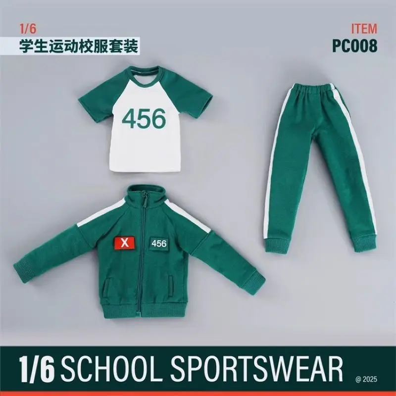 PC008 1/6 Soldier Student Sports School Uniform Set Clothing Model Toy Accessories Fit 12'' Action Figure In Stock
PC008 1/6 Soldier Student Sports School Uniform Set Clothing Model Toy Accessories Fit 12'' Action Figure In Stock