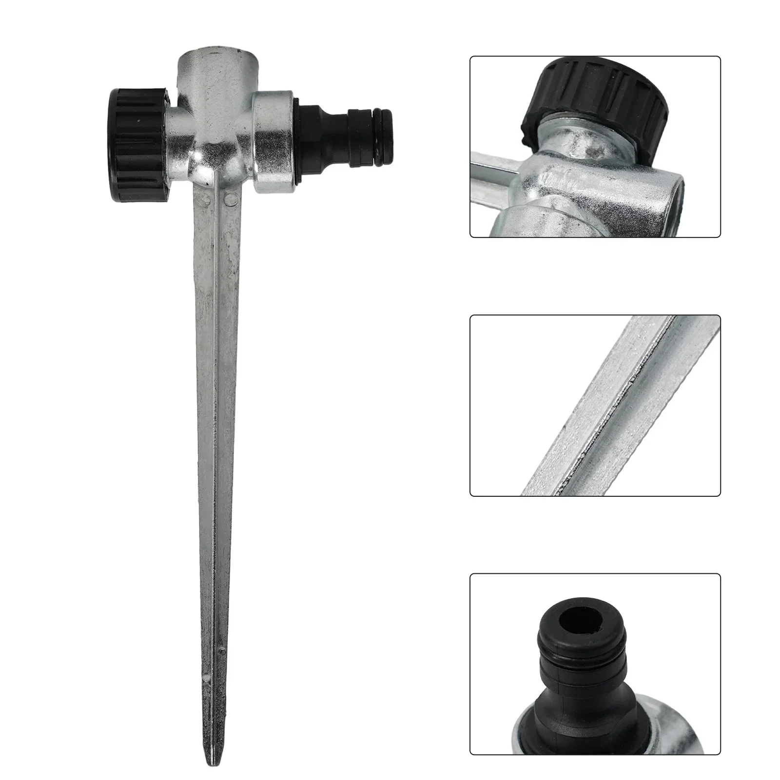 Brand New Sprinkler Spike Sprinkler Silver Waterproof Zinc Alloy Easy To Install Save Time Corrosion-resistant
Brand New Sprinkler Spike Sprinkler Silver Waterproof Zinc Alloy Easy To Install Save Time Corrosion-resistant