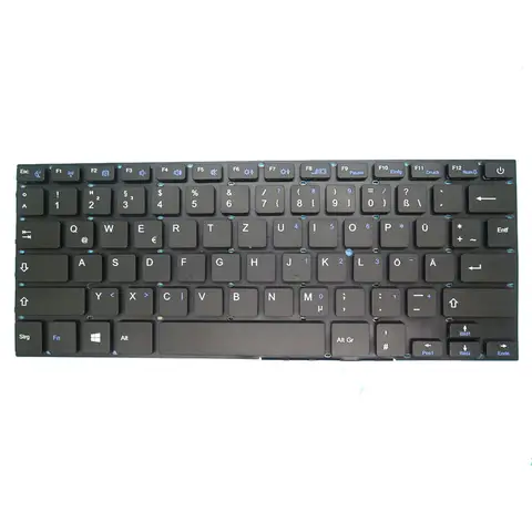 Laptop Keyboard For Odys TRENDBOOK NEXT 14/TRENDBOOK NEXT 14 PRO German GR Black Without Frame