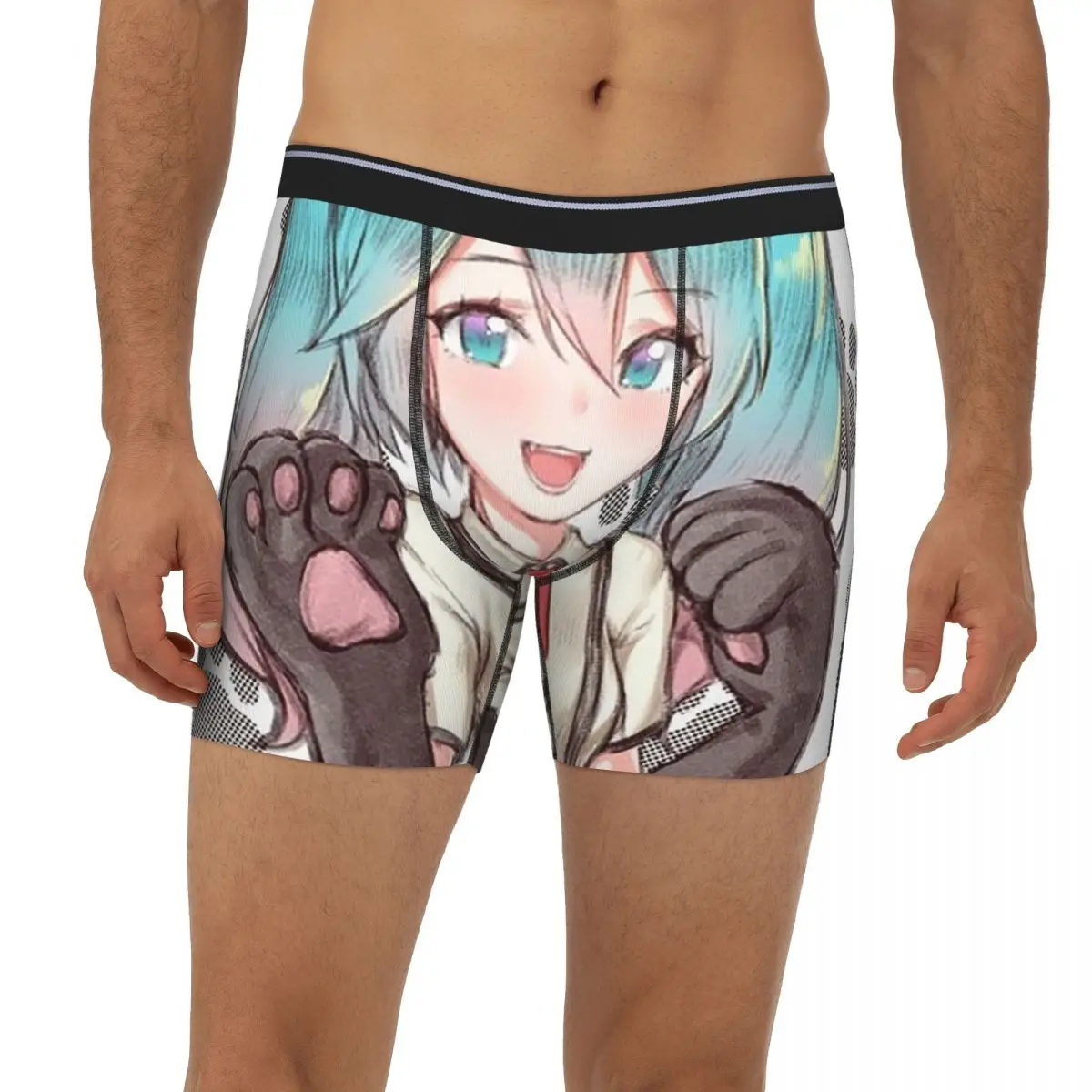 Hatsune Miku Nekko Kawaii длинные трусы-боксеры короткие мужские трусы вентилируемое нижнее белье для Homme мужские подарки бойфренду
Hatsune Miku Nekko Kawaii длинные трусы-боксеры короткие мужские трусы вентилируемое нижнее белье для Homme мужские подарки бойфренду