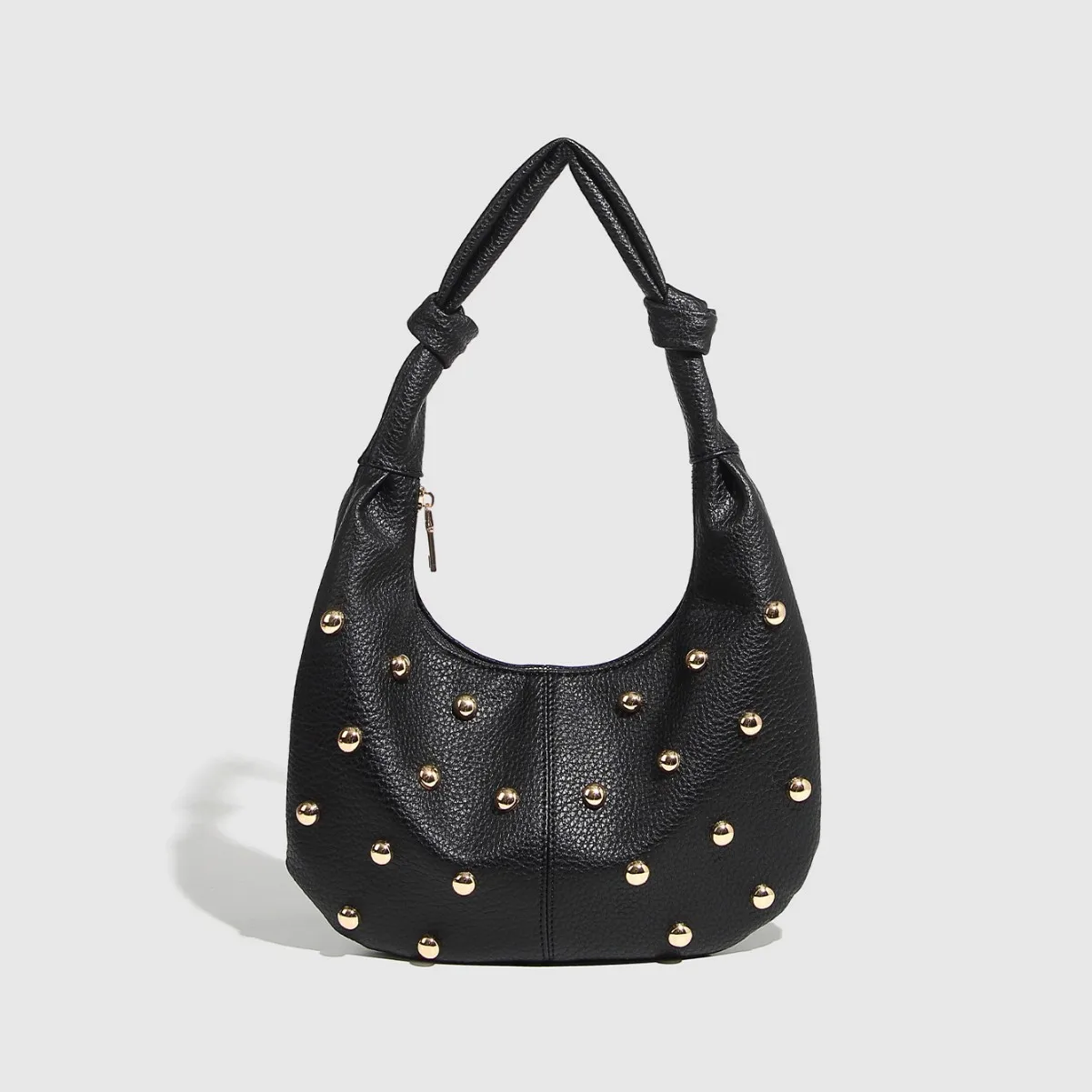 2025 new metal handbag mushroom nail handbag riveted shoulder bag dumpling underarm women's bag
2025 new metal handbag mushroom nail handbag riveted shoulder bag dumpling underarm women's bag