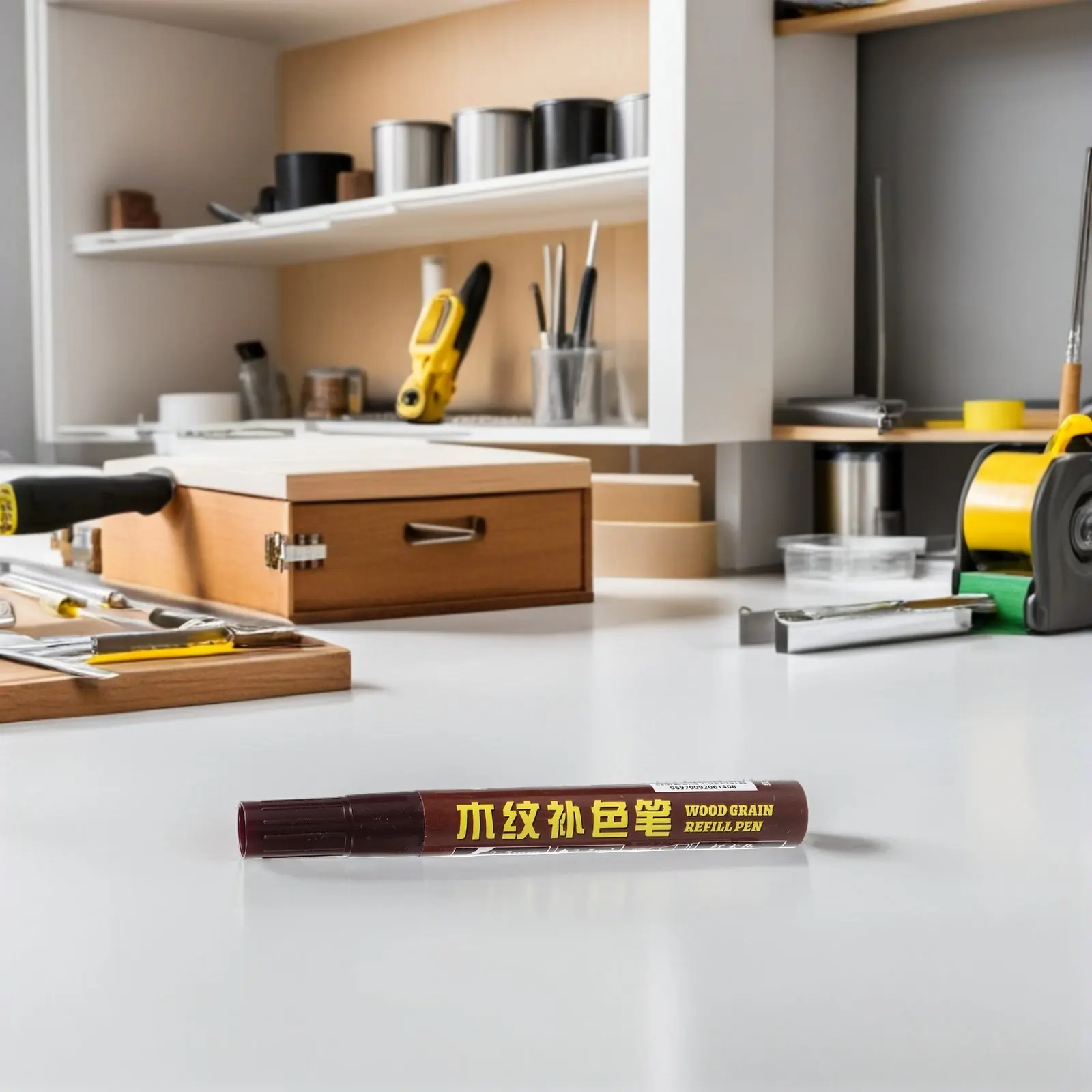 5Pcs Furniture Touch Up Markers Wood Scratch Repair Kit 5 Colors Quick Fix Wood Stain Pens for Cabinets Floors Doors Tables
5Pcs Furniture Touch Up Markers Wood Scratch Repair Kit 5 Colors Quick Fix Wood Stain Pens for Cabinets Floors Doors Tables