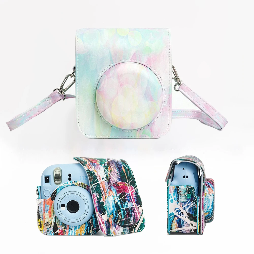 2024 New PU Leather Camera Case For Fujifilm Instax Mini 12 Instant Camera Bag Painting Color Graffiti Case Adjustable Strap
2024 New PU Leather Camera Case For Fujifilm Instax Mini 12 Instant Camera Bag Painting Color Graffiti Case Adjustable Strap
