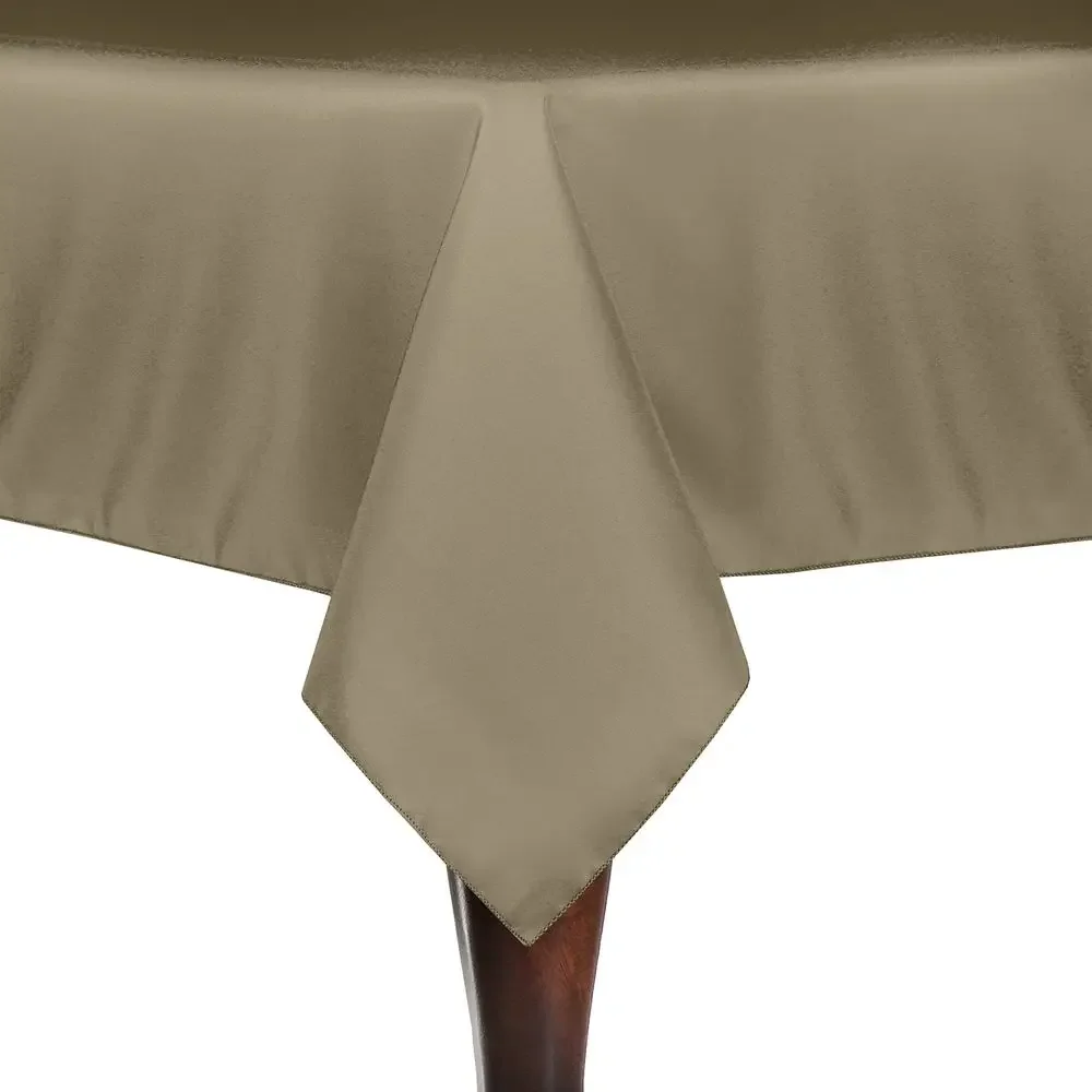 10 Pack 60 x 144Inch Rectangular Polyester Linen Tablecloth, Cafe Khaki
10 Pack 60 x 144Inch Rectangular Polyester Linen Tablecloth, Cafe Khaki