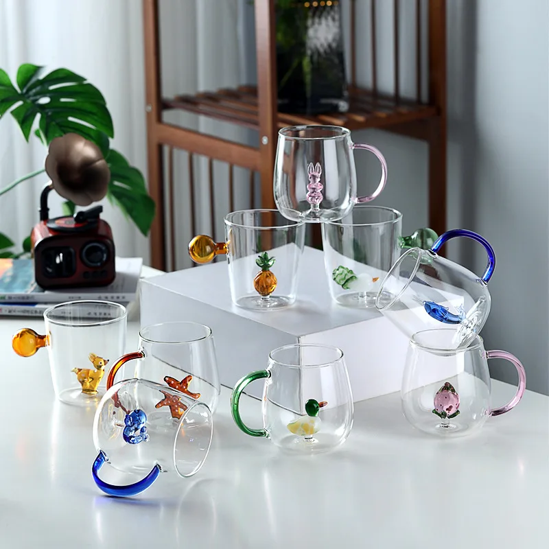 Cartoon Animal Shape Glass Home 3D Cute High Borosilicate Glass Single Layer Cup Living Room with Guests Juice Cold Drink Cup
Cartoon Animal Shape Glass Home 3D Cute High Borosilicate Glass Single Layer Cup Living Room with Guests Juice Cold Drink Cup