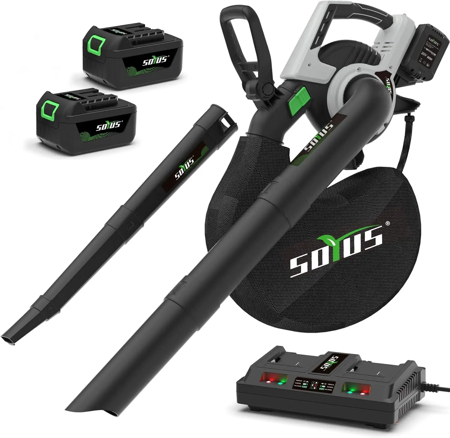 Cordless Leaf Blower&Vacuum Leaf Vacuum 5 Speeds Battery Operated Leaf Blower for Lawn C
Cordless Leaf Blower&Vacuum Leaf Vacuum 5 Speeds Battery Operated Leaf Blower for Lawn C
