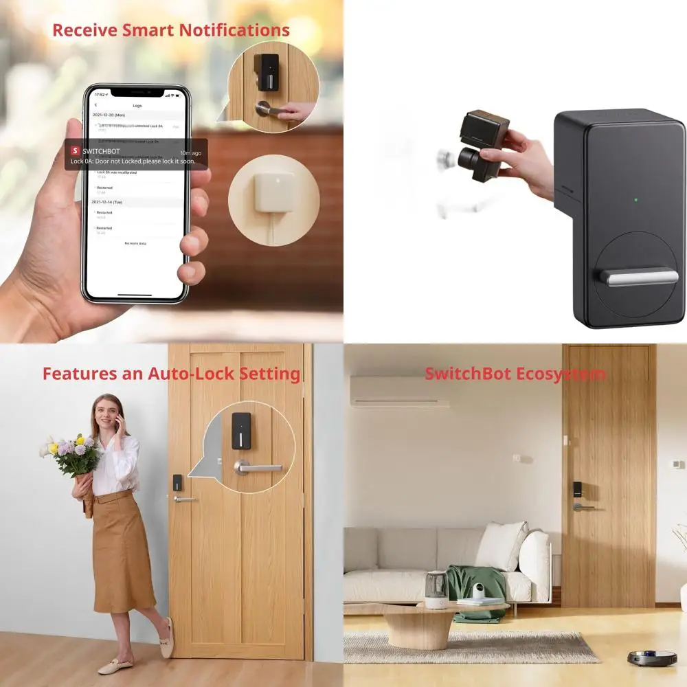 Умный Bluetooth-замок для входных дверей, совместимый с системами домашней автоматизации, идеально подходит для частных или арендных объектов.
Умный Bluetooth-замок для входных дверей, совместимый с системами домашней автоматизации, идеально подходит для частных или арендных объектов.