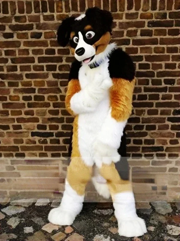 Christmas Black Brown Husky Dog Fox Mascot Costume Long Fur Furry Costume Wolf Cosplay Fursuit
Christmas Black Brown Husky Dog Fox Mascot Costume Long Fur Furry Costume Wolf Cosplay Fursuit
