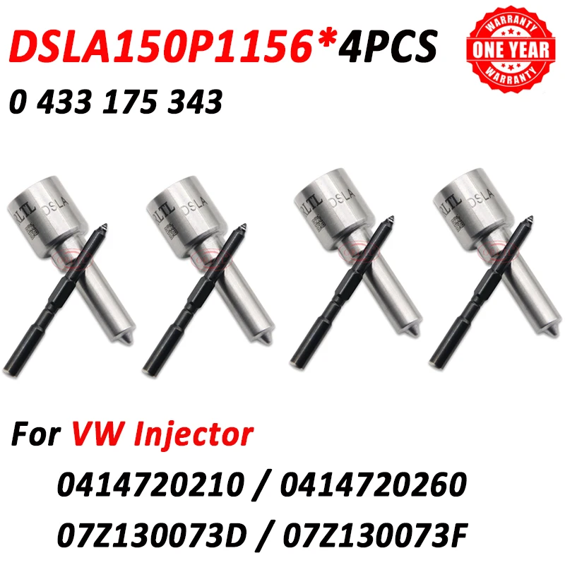 4 шт. DSLA150P1156 0433175343 новая форсунка дизельного топлива DSLA 150 P 1156 для VW 0414720210 07Z130073D 0414720260
4 шт. DSLA150P1156 0433175343 новая форсунка дизельного топлива DSLA 150 P 1156 для VW 0414720210 07Z130073D 0414720260