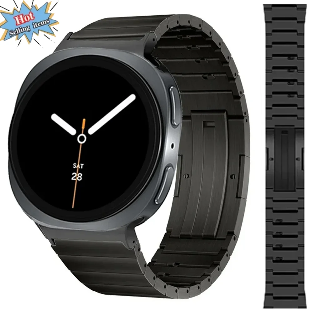 Быстросъемный титановый металлический ремешок для Samsung Galaxy Watch Ultra 2025 47 мм, модный ремешок для Galaxy Watch 8, 40/44 мм, классический 46 мм
Быстросъемный титановый металлический ремешок для Samsung Galaxy Watch Ultra 2025 47 мм, модный ремешок для Galaxy Watch 8, 40/44 мм, классический 46 мм