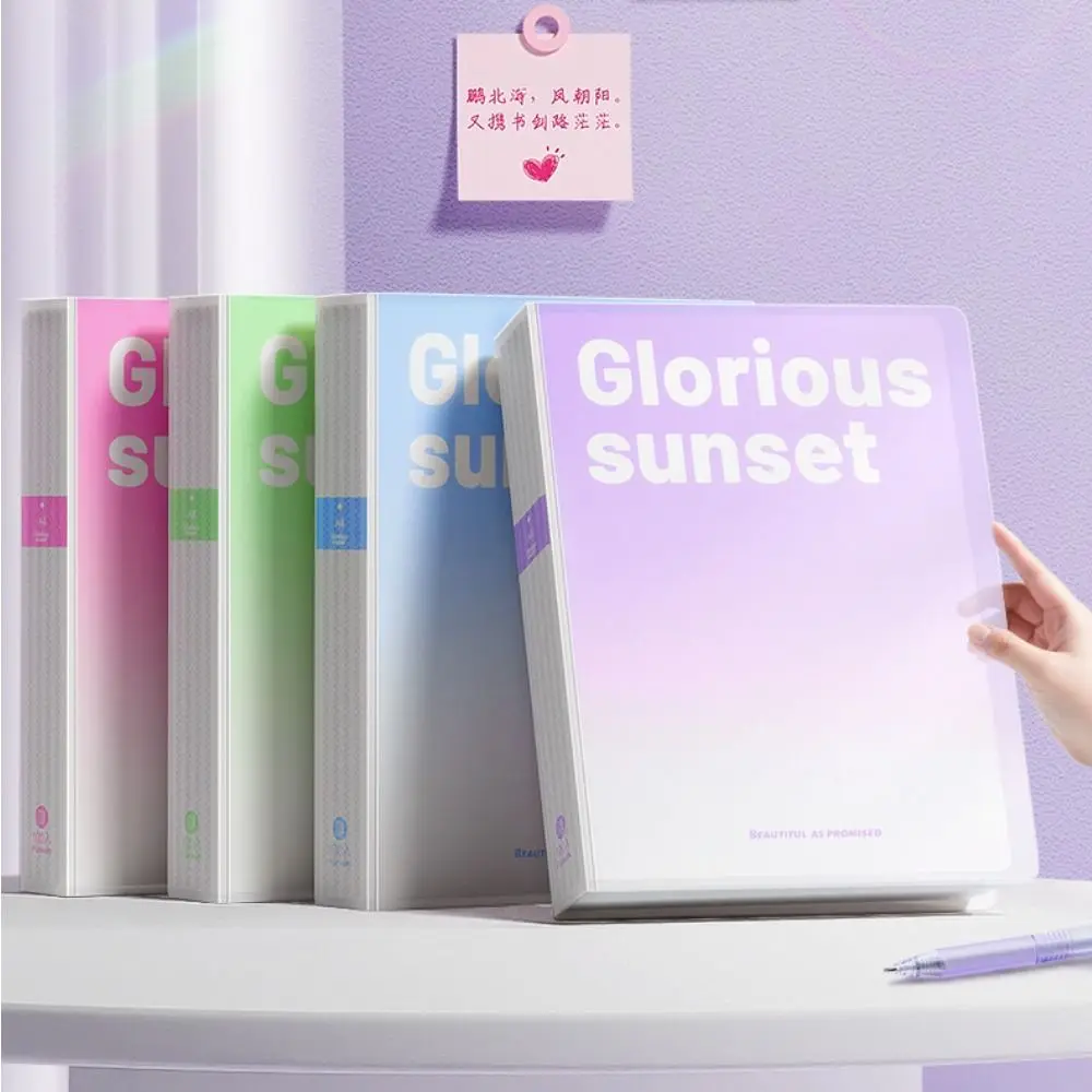 Large Capacity A4 File Folder Dustproof Waterproof Paper Organizer 30/40/60/80/100 Sheets Gradient Color Document Container
Large Capacity A4 File Folder Dustproof Waterproof Paper Organizer 30/40/60/80/100 Sheets Gradient Color Document Container