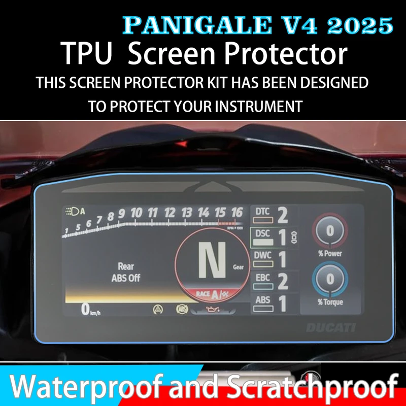 2025 Panigale V4 Accessories Dashboard Screen Protector for Ducati PANIGALE V4 Panigale V4S Screen Scratch Protection Film
2025 Panigale V4 Accessories Dashboard Screen Protector for Ducati PANIGALE V4 Panigale V4S Screen Scratch Protection Film