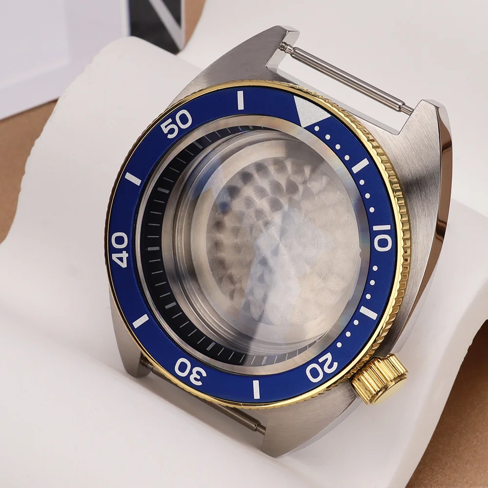 41mm Silvery Gold Watch Case Sapphire Glass For Mod Tuna Turtle NH35 NH36 NH38 NH34 28.5mmDial 120 Clicks 10ATM Watch Spare Part
41mm Silvery Gold Watch Case Sapphire Glass For Mod Tuna Turtle NH35 NH36 NH38 NH34 28.5mmDial 120 Clicks 10ATM Watch Spare Part