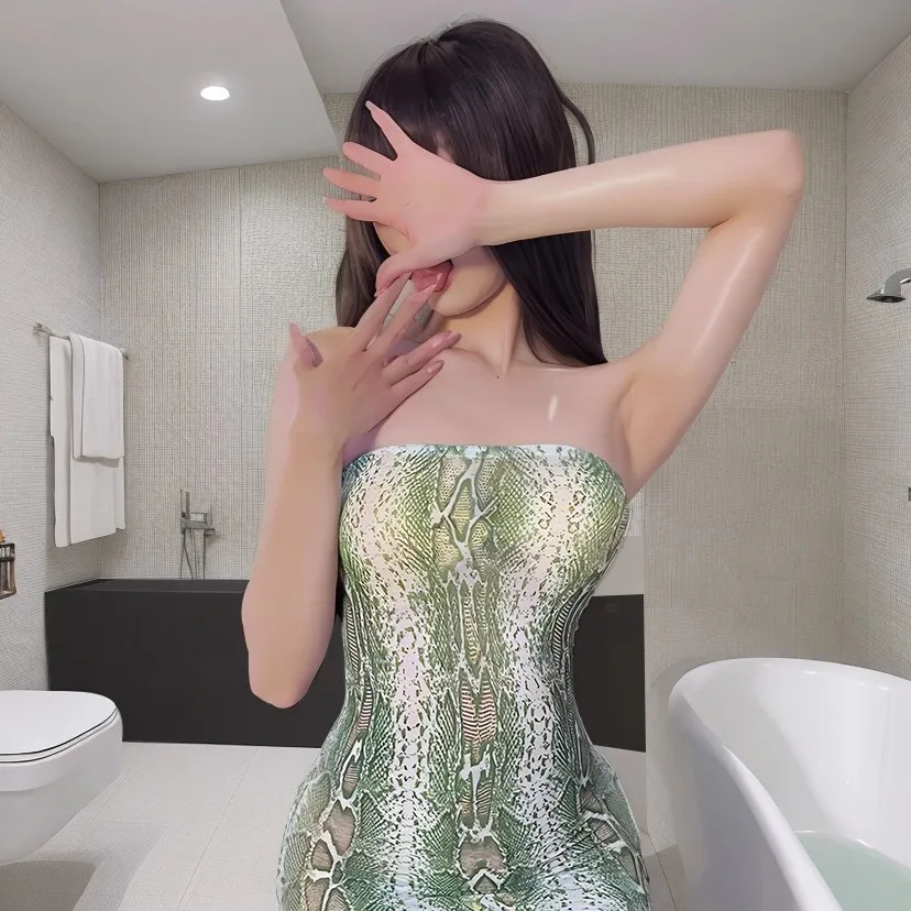 Сексуальный игривый комбинезон большого размера, SM Tempting, сексуальное платье из змеиной кожи, элегантные женские топы для ночного клуба, новинка 2023 года, тонкие
Сексуальный игривый комбинезон большого размера, SM Tempting, сексуальное платье из змеиной кожи, элегантные женские топы для ночного клуба, новинка 2023 года, тонкие