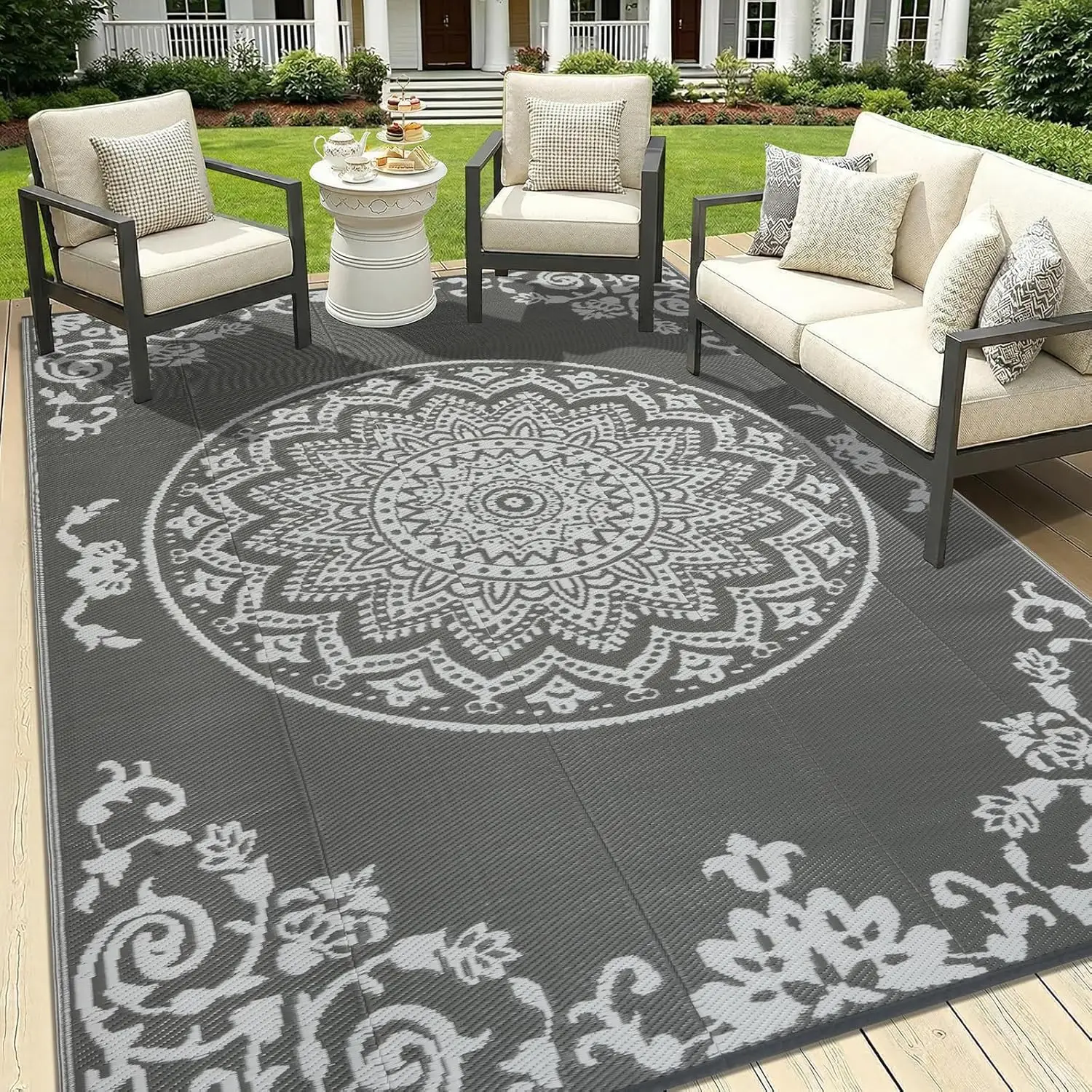 Outdoor Rug Waterproof 6x9 ft, Reversible Outdoor Plastic Straw Rug, UV-Resistant Patio Rug Lightweight Portable RV Mat Indoo
Outdoor Rug Waterproof 6x9 ft, Reversible Outdoor Plastic Straw Rug, UV-Resistant Patio Rug Lightweight Portable RV Mat Indoo
