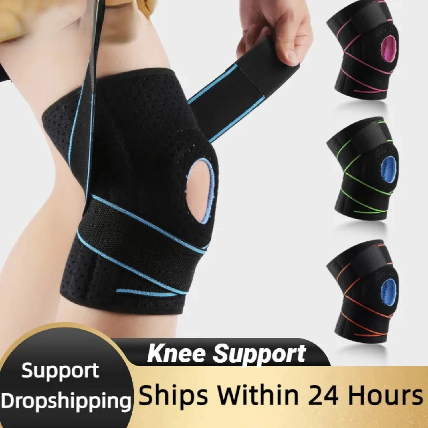 Fitness Kneepad Bandage Pressurized Elastic Knee Pads Arthritis Joints Protector Sports Gear Volleyball Knee Brace Protector
Fitness Kneepad Bandage Pressurized Elastic Knee Pads Arthritis Joints Protector Sports Gear Volleyball Knee Brace Protector