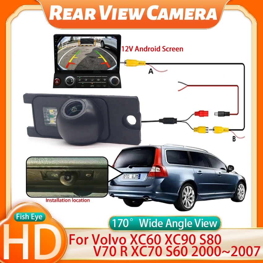 HD Car Parking Camera For Volvo XC60 XC 60 XC90 S80 V70 R XC70 S60 2000~2007Car Rear View Reverse Backup Camera CCD Night Vision
HD Car Parking Camera For Volvo XC60 XC 60 XC90 S80 V70 R XC70 S60 2000~2007Car Rear View Reverse Backup Camera CCD Night Vision
