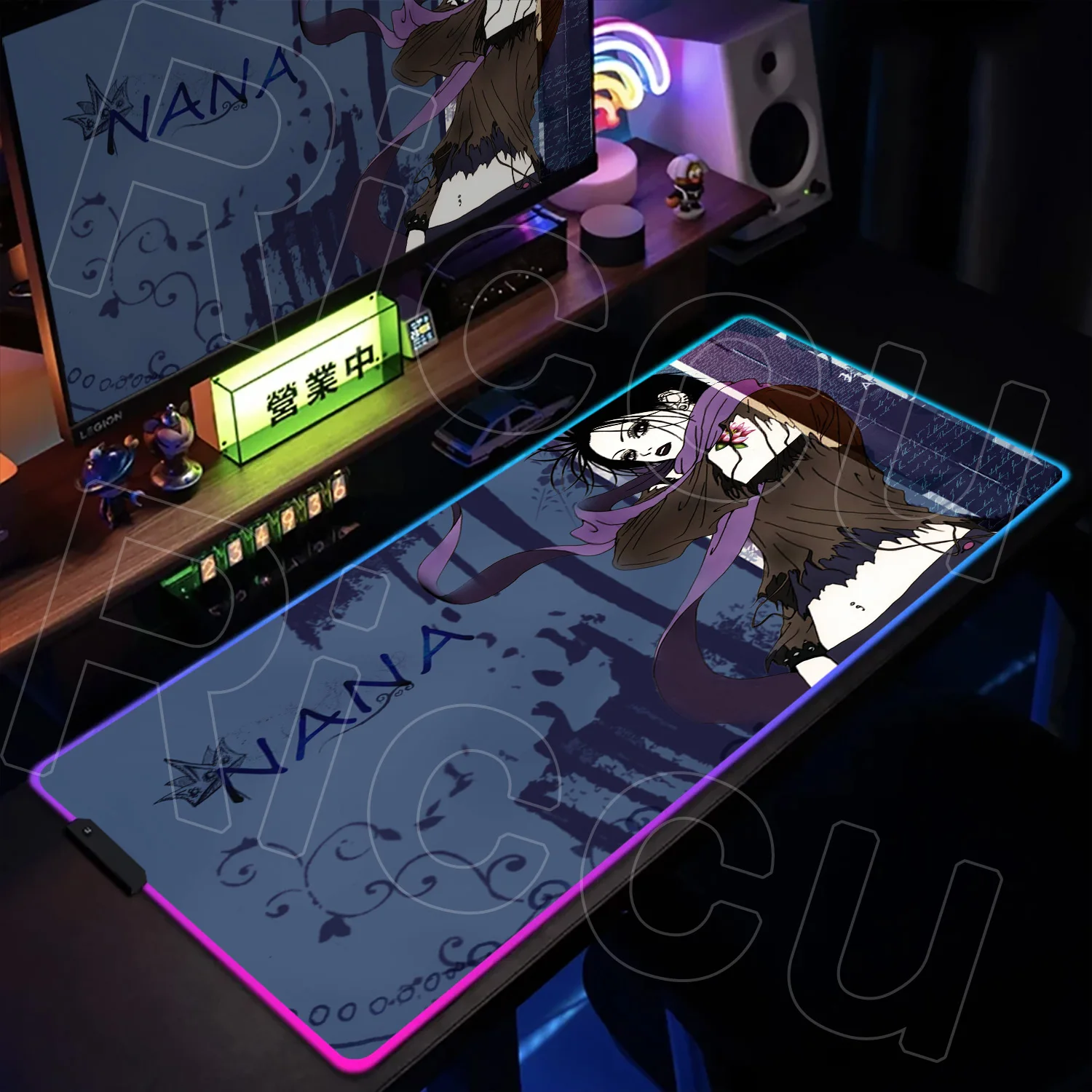 RGB HD Nana Anime Mouse Pad XXL Computer Gamers Locking Edge Non-slip Gamer Keyboard PC accessories carpet LED expand Desk Mat
RGB HD Nana Anime Mouse Pad XXL Computer Gamers Locking Edge Non-slip Gamer Keyboard PC accessories carpet LED expand Desk Mat