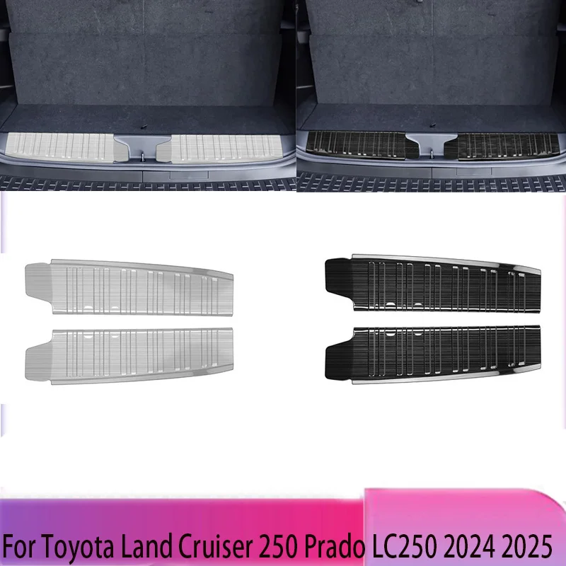 For Toyota Prado LC250 2024 2025 Stainless Steel Inner Rear Bumper Protector Door Sill Trunk Tread Plate Trim Car Accessories
For Toyota Prado LC250 2024 2025 Stainless Steel Inner Rear Bumper Protector Door Sill Trunk Tread Plate Trim Car Accessories