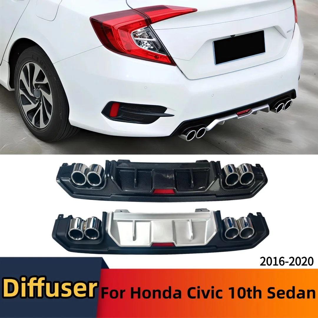 Rear Bumper Diffuser Lip For Honda Civic 10th Gen Sedan 2016-2020 Chin Splitter Air Dam Deflector Tuning Styling Accessories
Rear Bumper Diffuser Lip For Honda Civic 10th Gen Sedan 2016-2020 Chin Splitter Air Dam Deflector Tuning Styling Accessories