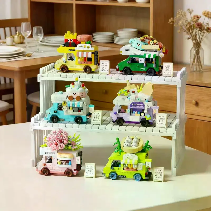 Ice Cream Shop Mini Blocks Construction Set For Adults Mini Food Truck Micro Building Blocks Toys For Children Girls Gift
Ice Cream Shop Mini Blocks Construction Set For Adults Mini Food Truck Micro Building Blocks Toys For Children Girls Gift