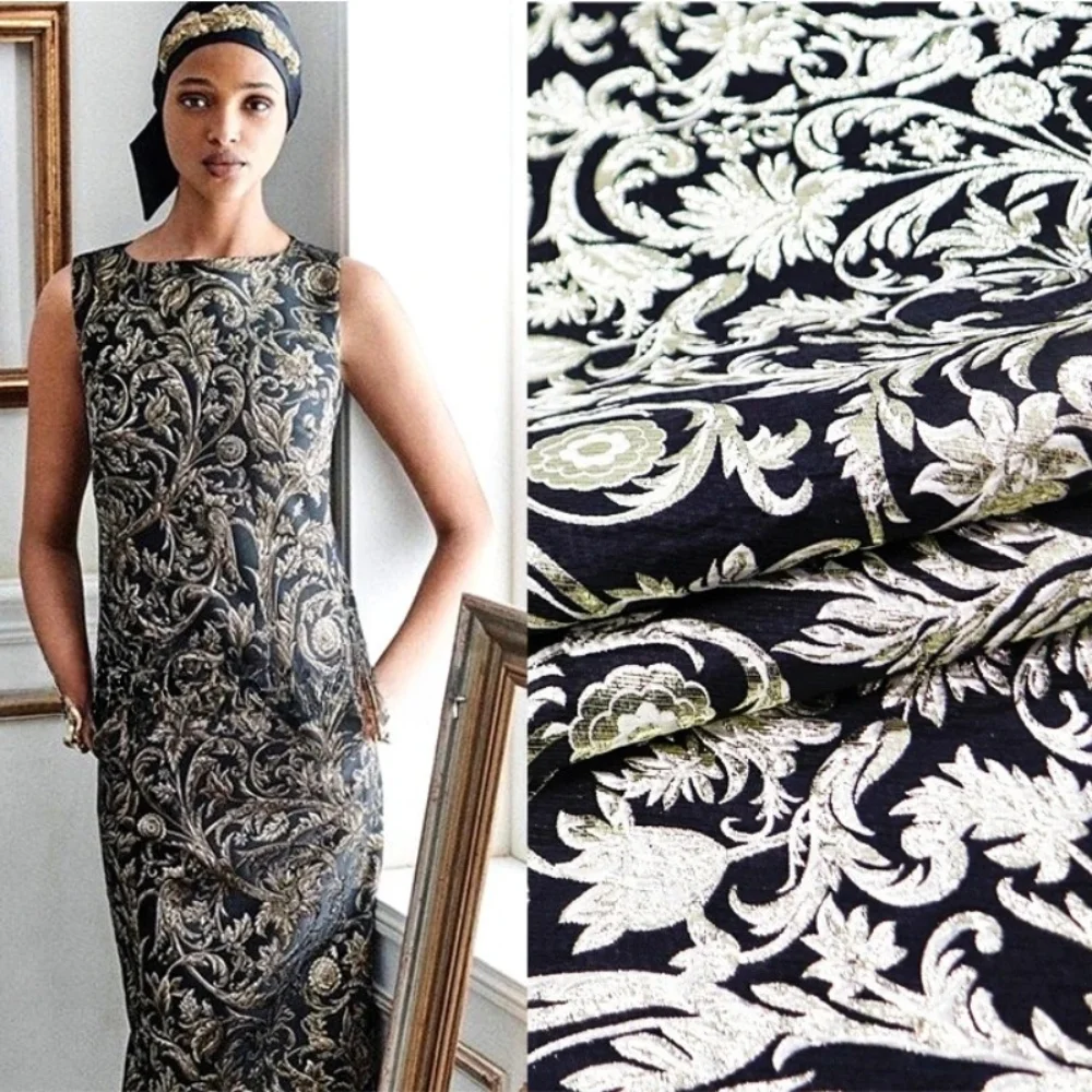 Золотая шелковая парча, жаккардовая ткань, темный узор, тисненая окрашенная пряжа, платье, блейзер, одежда, брендовый модный дизайн, оптовая продажа, ткань
Золотая шелковая парча, жаккардовая ткань, темный узор, тисненая окрашенная пряжа, платье, блейзер, одежда, брендовый модный дизайн, оптовая продажа, ткань